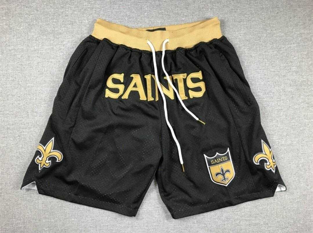 Mens New Orleans Saints Black Just Don Shorts->nfl just don shorts->NFL Jersey